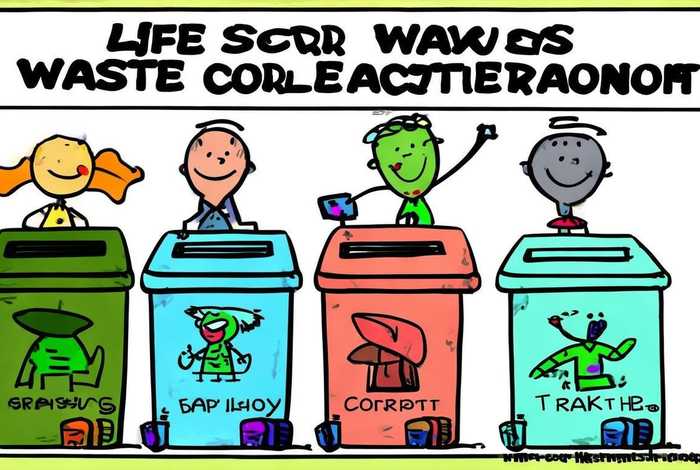 生活垃圾分类手抄报简笔画 生活垃圾分类手抄报简笔画四年级