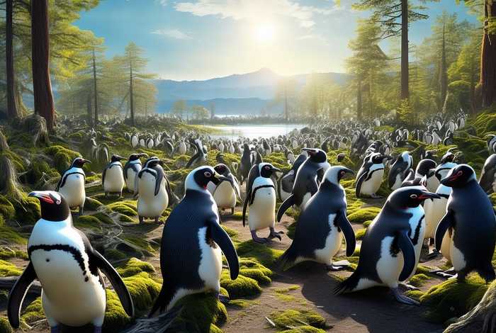 生活在温带的企鹅 - 生活在温带的企鹅有多少