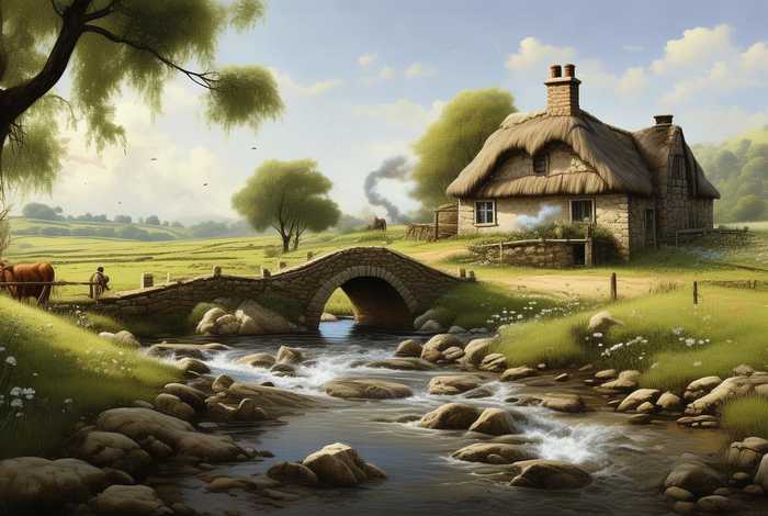 描写田园生活的古诗句、描写田园生活的诗句古诗四句