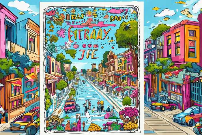 生活景象手抄报 生活景象手抄报模板