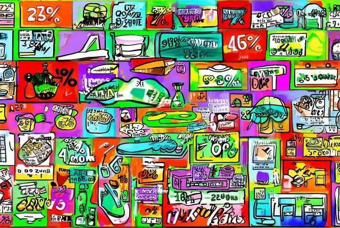 收集生活中的百分数图片，收集生活中的百分数图片手抄报