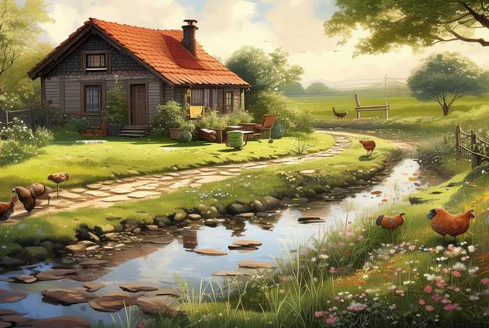 惬意的乡村生活的文案、惬意的乡村生活的文案短句