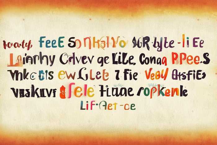 生活的字体设计ppt免费模板 - 生活的字体设计ppt免费模板图片