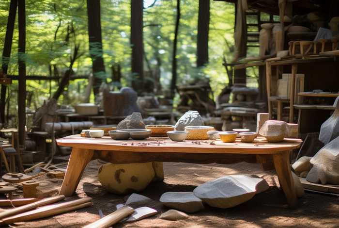 木石生活;木石生产 木石生活;木石生产