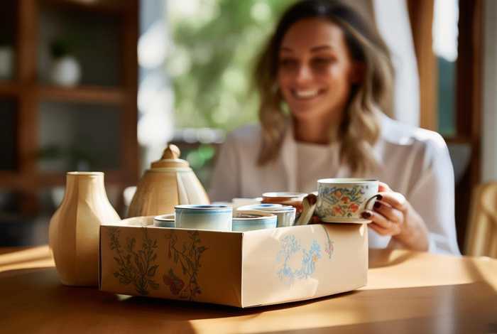 收到茶具的幸福感；收到茶具的幸福感说说