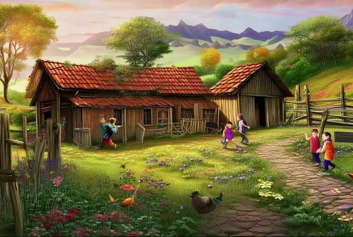 农村生活照片模板 农村生活照片模板素材