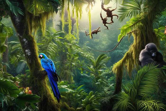 生活在热带雨林的动物有哪些、生活在热带雨林的稀有动物