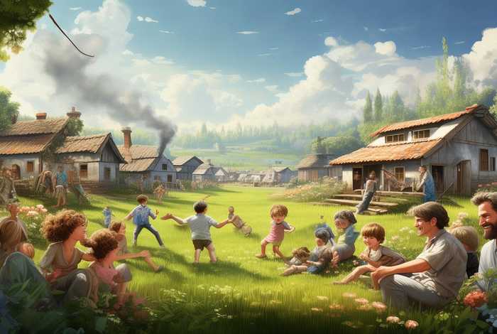 人民安居乐业的美好 - 人民安居乐业的美好场景图片