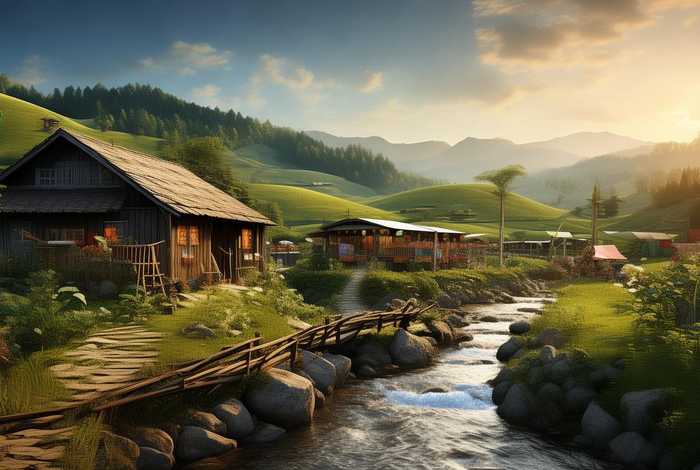 农村生活照片；农村生活照片怎么拍好看