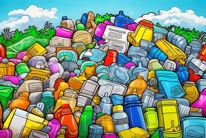 生活垃圾小调查手抄报，生活垃圾小调查手抄报图片