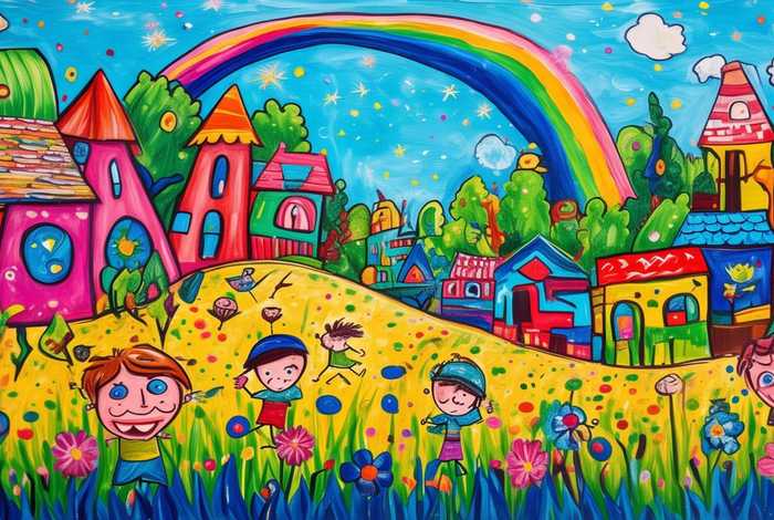 七彩生活儿童画、七彩生活儿童画一年级