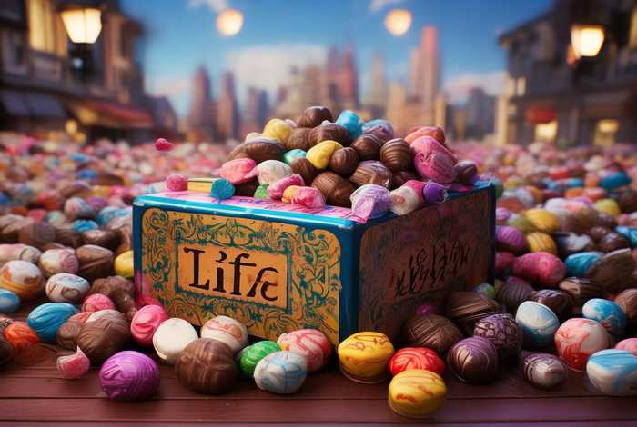 生活就像一盒各种巧克力，生活就像一盒各种巧克力一样