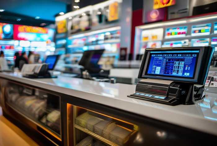 生活电器店收银台照片（电器店收银台图片）