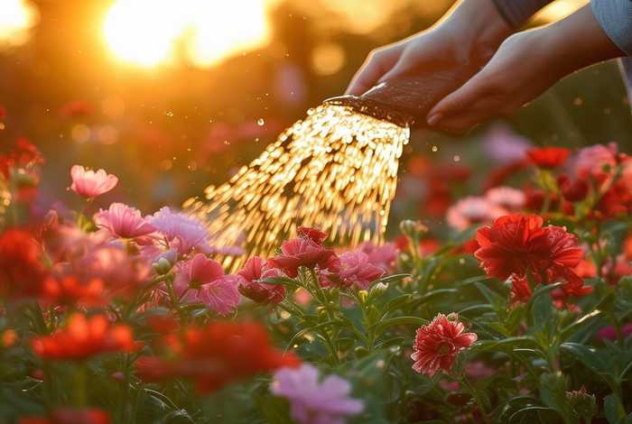 生活的花朵只有付出，生活的花朵只有付出才能成长