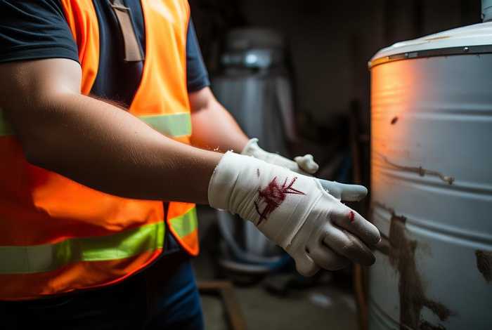 清洗生活水箱作业受伤案例（生活水箱清洗简报）