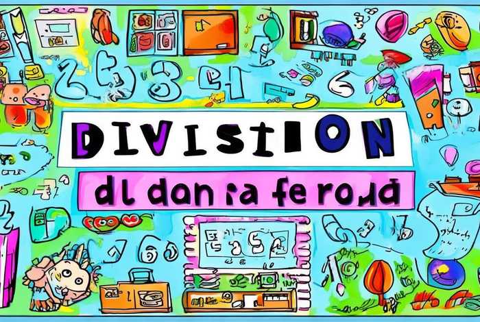 生活中的除法手抄报可打印；生活中的除法数学手抄报