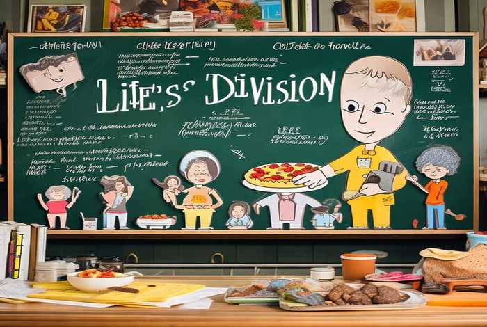 生活中的除法（生活中的除法手抄报图片）