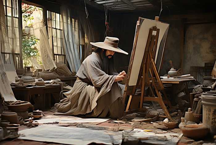 明代生活画，生活方式狂放不羁的明代画家