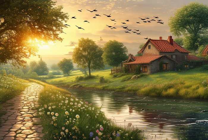 描写乡村生活的诗句是什么？最少4句，描写乡村生活的古诗句有哪些？