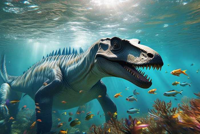 生活在水里的恐龙以什么为食、生活在水里的恐龙以什么为食物