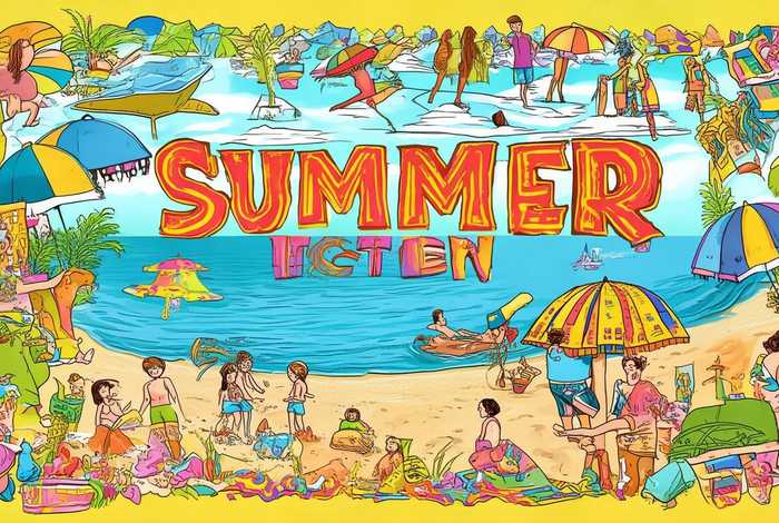 暑假生活手抄报图片漂亮；暑假生活手抄报图片漂亮大全