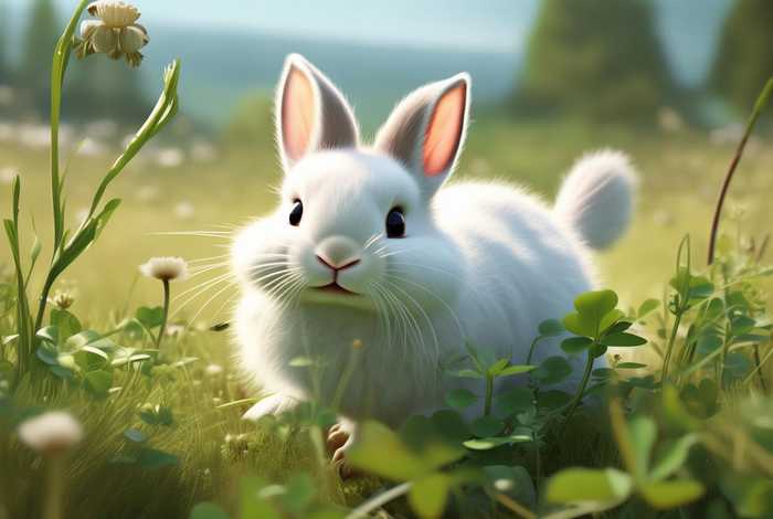 描写兔子习性的一段话 - 描写兔子的一段话.要有2个特点