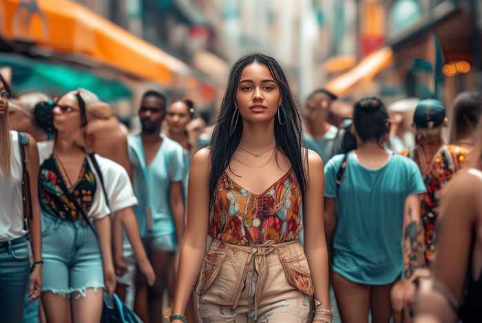 生活服饰绘画；生活服饰绘画图片