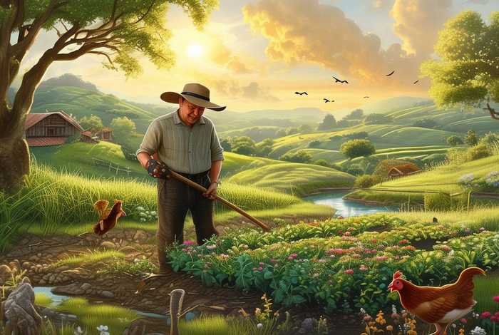 惬意的农园生活 描述惬意的田园农耕生活语句