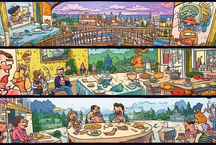 日常生活的一天用漫画画出来，日常生活的一天用漫画画出来的作文