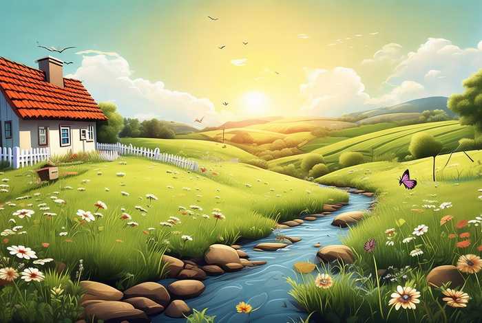 生活美好图画大全 生活美好图画大全简单