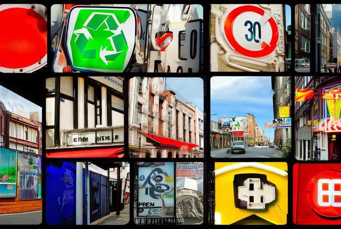 生活中有哪些标志；生活中有哪些标志牌图片