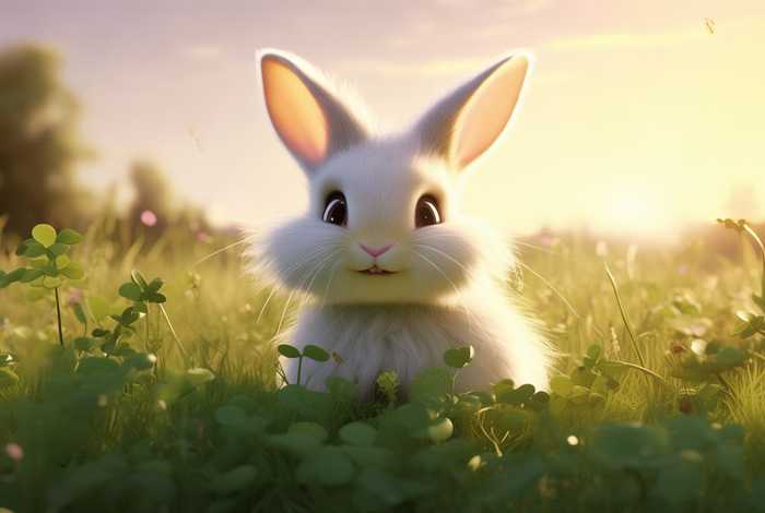 描写兔子的一段话、二年级描写兔子的一段话