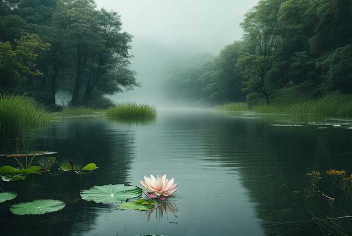 生活犹如一潭死水的图片（生活犹如一潭死水的图片唯美）