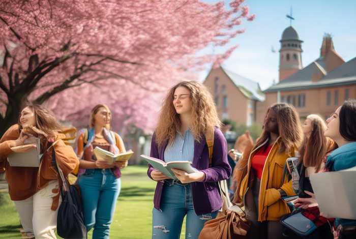 女大学生的生活丰富多彩（女大学生的校园生活）