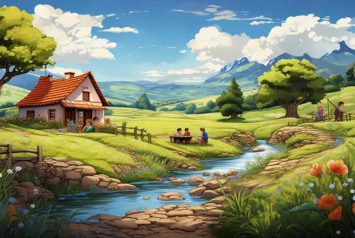 惬意的乡村生活的段落，惬意的乡村生活的段落怎么写