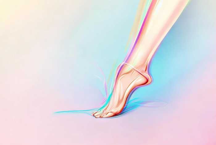 美女腿的简笔画，美女腿的简笔画图片