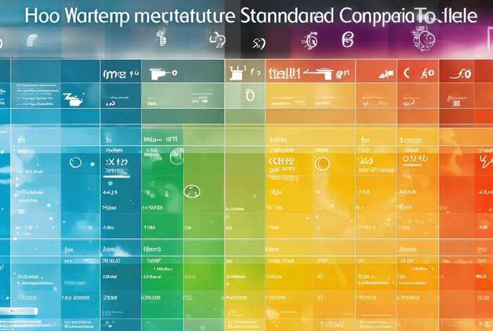 热水温度标准对照表;热水温度标准对照表最新 热水温度标准对照表;热水温度标准对照表最新