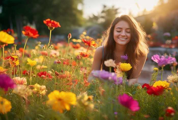 生活得幸福似花儿一般；生活得幸福似花儿一般什么意思