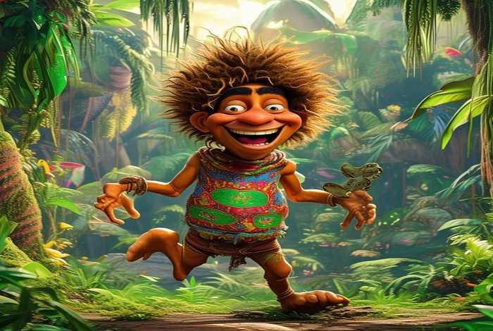 热带雨林的爆笑生活阿布变大的样子；热带雨林的爆笑生活阿布长大