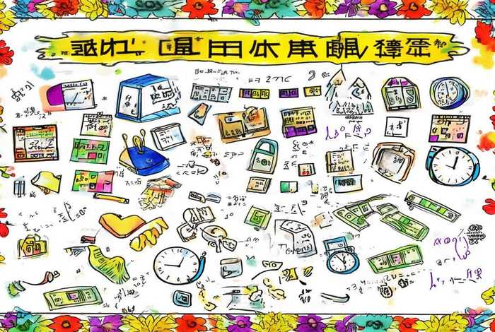 生活中的数学手抄报四年级；生活中的数学手抄报四年级,最美丽的,得一等奖的