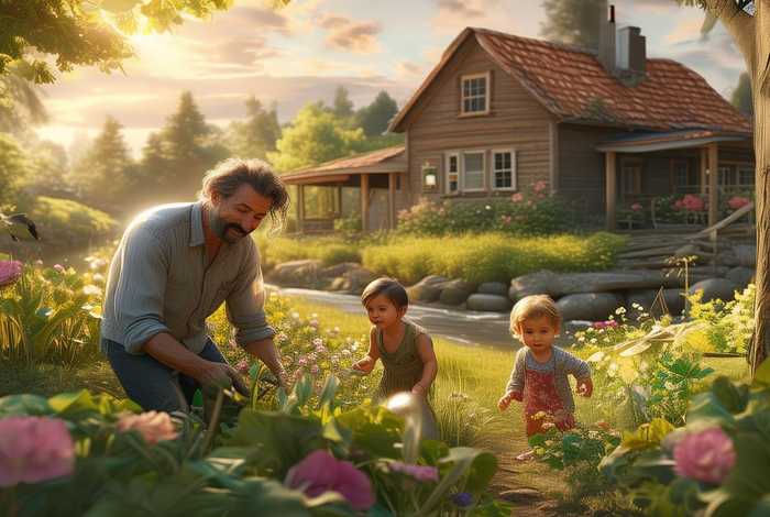 农村爸爸妈妈的世外桃源生活 - 乡村爸妈带娃生活