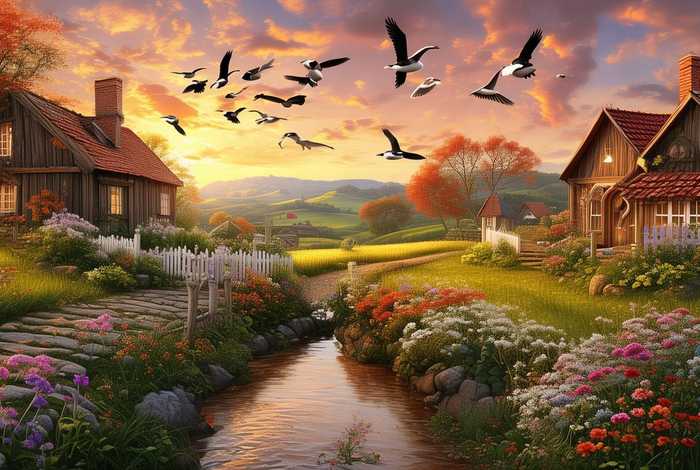 描写乡村美好生活的唯美诗句 描写乡村美好生活的唯美诗句有哪些