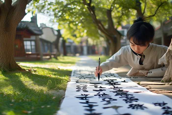 描写校园生活的古诗；描写校园生活的古诗七言绝句硬笔书法