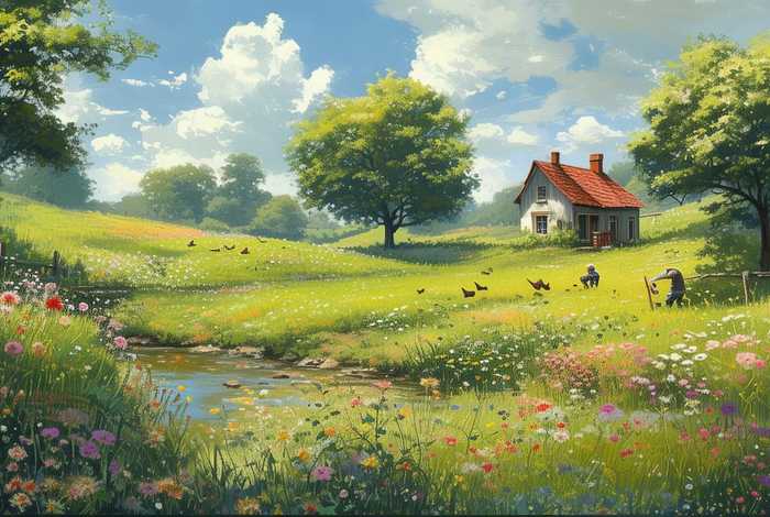 惬意的田园生活诗句，惬意的田园生活诗句大全