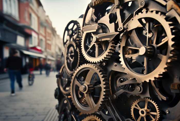 生活的齿轮重归日常的节奏 - 日常生活中的齿轮