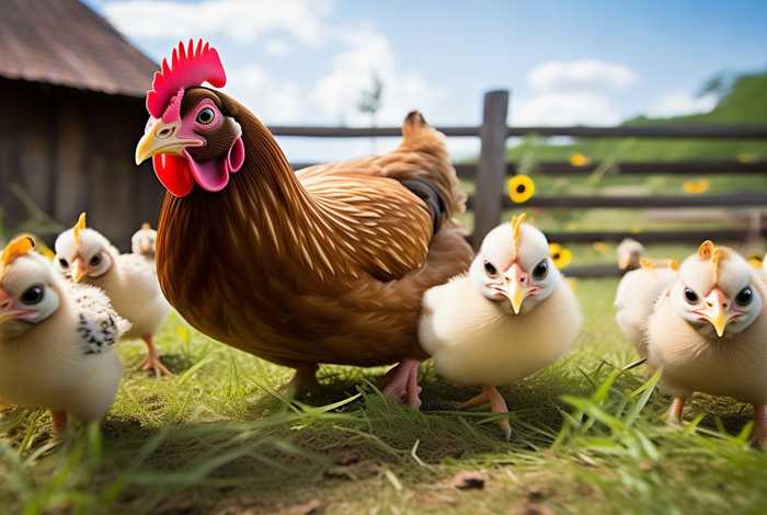 母鸡的生活习性作文300字以上（母鸡的特性的作文）