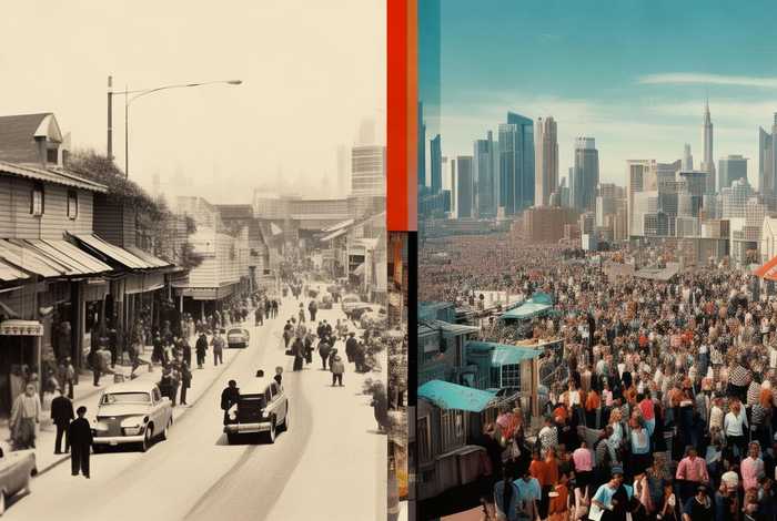 人民生活过去与现在的变化，人民生活过去与现在的变化作文