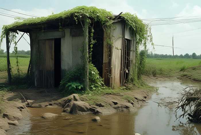 农村生活污水治理假工程；农村生活污水治理-