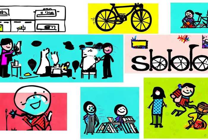 生活本领简笔画图片 生活本领简笔画图片彩色