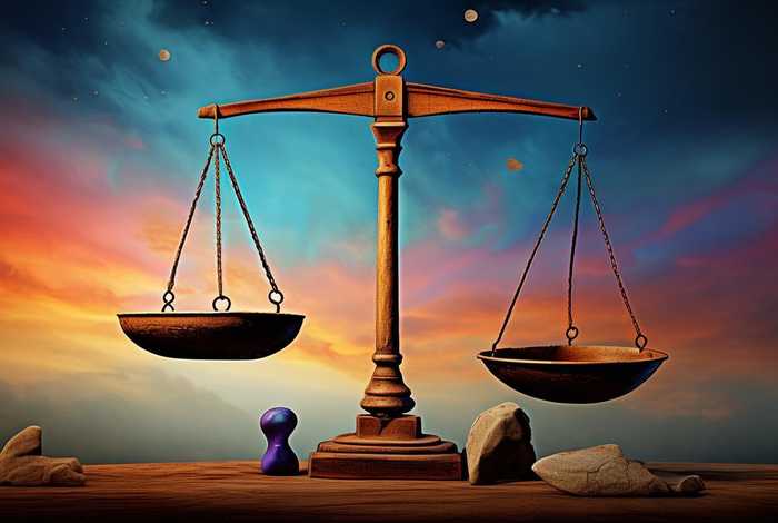 生活的天平不曾倾向任何一方 - 生活不是一架准确的天平